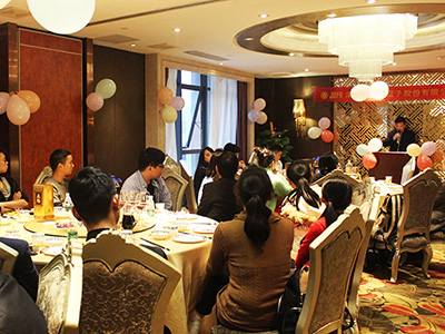 堅豐電子年終會議現場